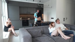 Students Fucking In Their Step Aunt&apos;s Apartment! Step Aunt Supervised Hard Fucking And Supplied Lube