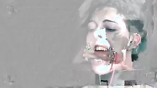 Fake Tit Brunette Enjoys Hardcore Vaginal Torture In The Basement
