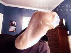 Hot Jock Airing Out His Sweaty White Socks