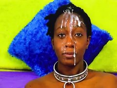 Blowing A Fat Load In Ghetto Slut Face