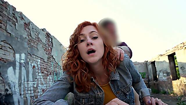 Ginger Slut Worships The Juicy Dick In Glorious POV