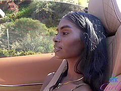 Ebony Darling Fae Love Moans While Getting Fucked In The Public