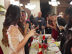 Hardcore Dirty And Messy Group Sex Party With Lot Of Sexy Babes