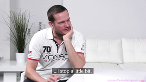 Female Casting Agent Tries Out Big Hard Cock Ben English