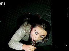 Nicole Sage Got Her Mouth Filled With Sticky Sperm.