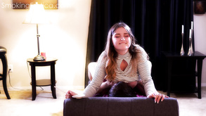 Cute Teen Dakota Rain Smoking Fetish Clip
