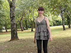 Skinny Teen First Casting. Shy Teen Does Her First Casting