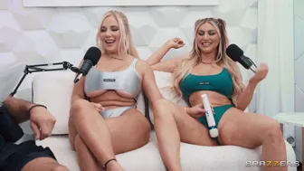 Savannah Bond And Kayley Gunner In A Hot Podcast Session
