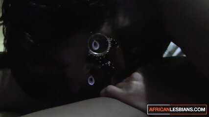 Amateur Ebony Lesbian Couple Tries New Ways To Orgasm With Tit Fuck