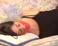 Hogtied And Red Gag